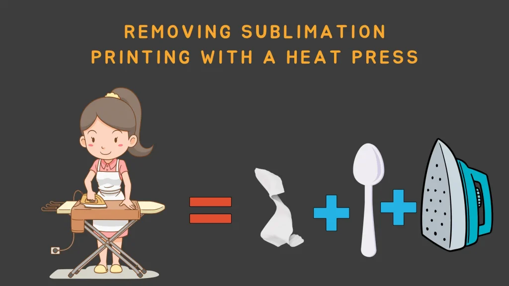 Removing Sublimation Printing With a Heat Press