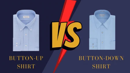 Button-up Shirt Vs Button-down Shirt – Key Differences [2022]