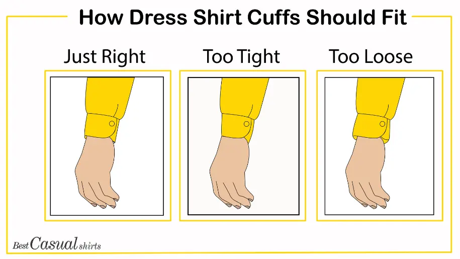 Dress Shirt Cuffs Fit