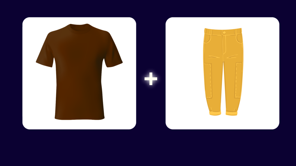 Mustard Yellow pant with brown shirt