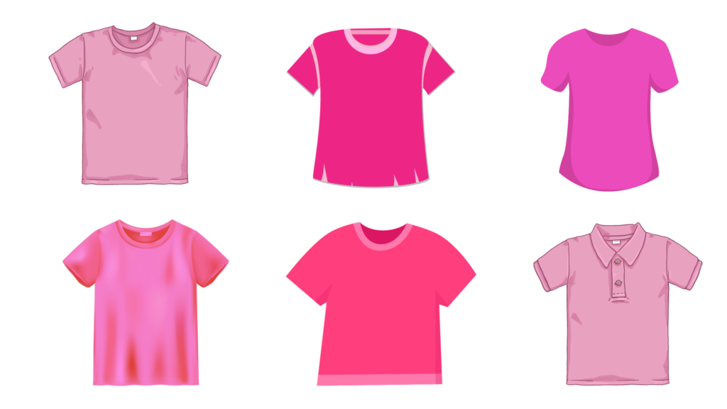 Pink Shirts with different shirt
