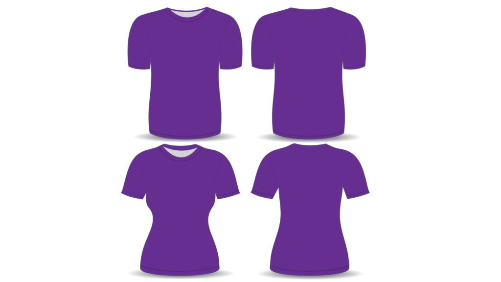 purple shirt design